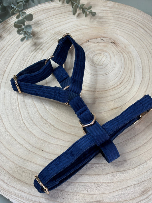 Navy Corduroy Fully Adjustable Harness