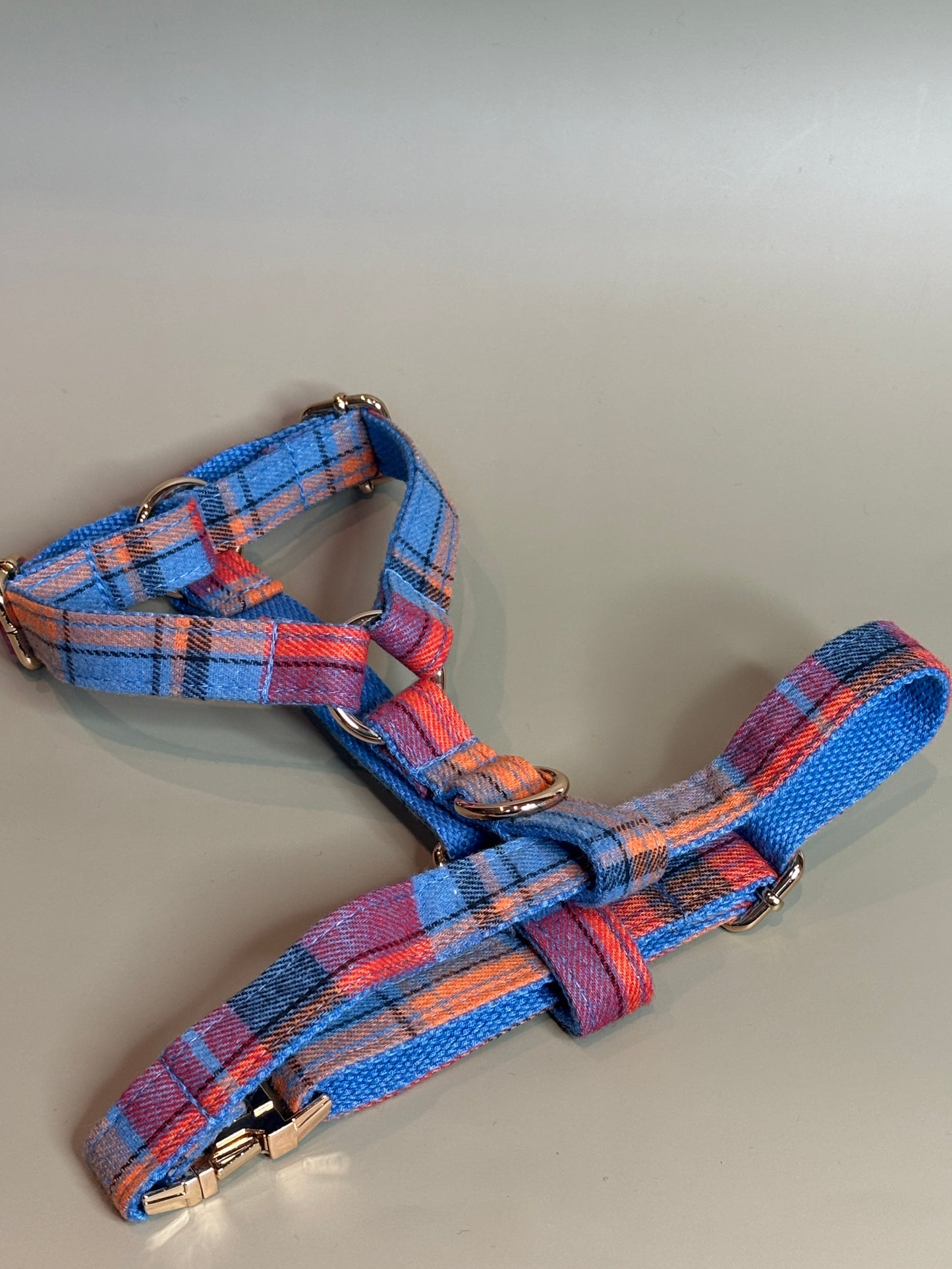 Summer Plaid Fully Adjustable Harness