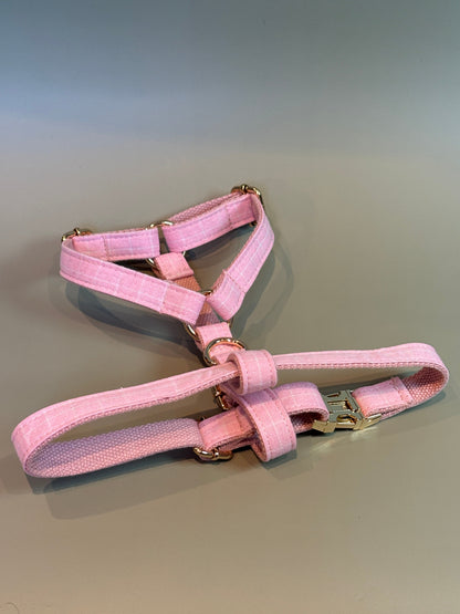 Pink Chequered Fully Adjustable Harness