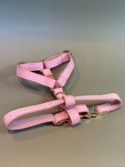 Pink Chequered Fully Adjustable Harness