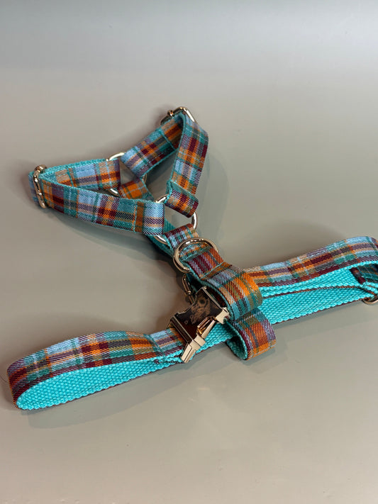 Bright Plaid Adjustable Harness