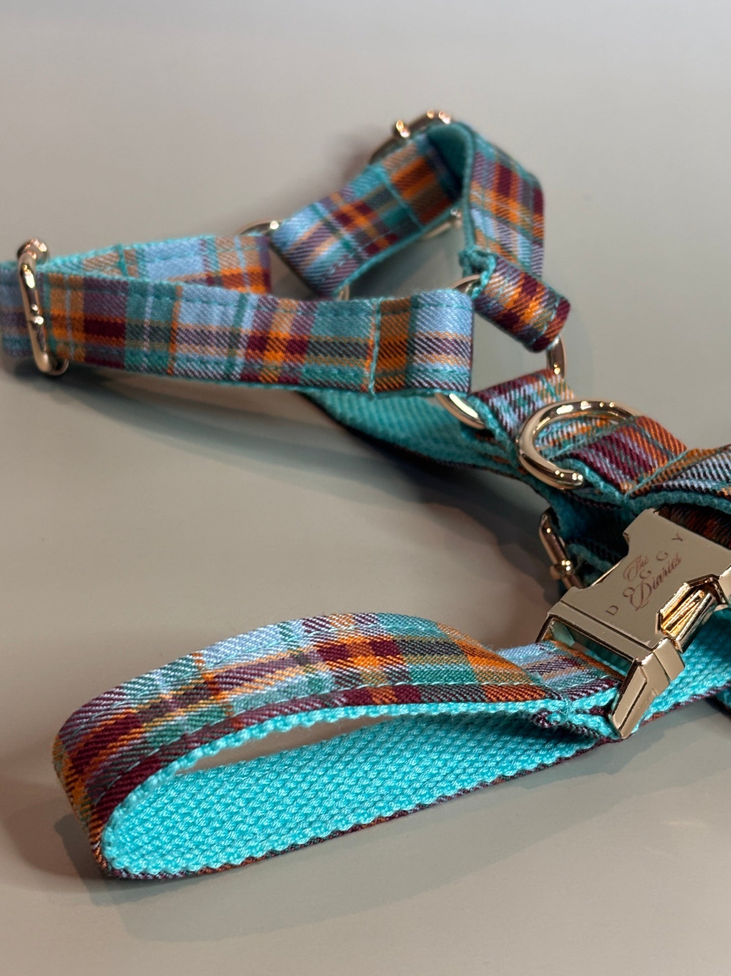 Bright Plaid Adjustable Harness
