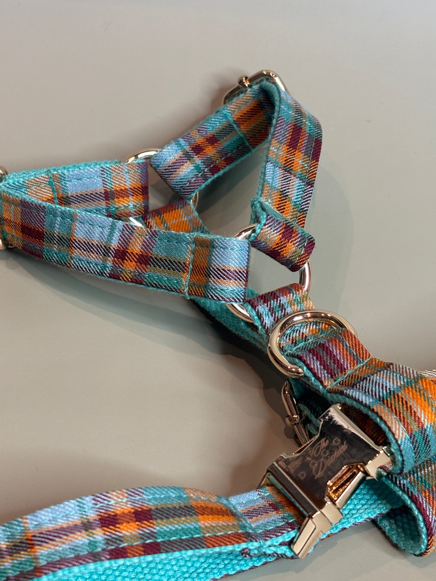 Bright Plaid Adjustable Harness